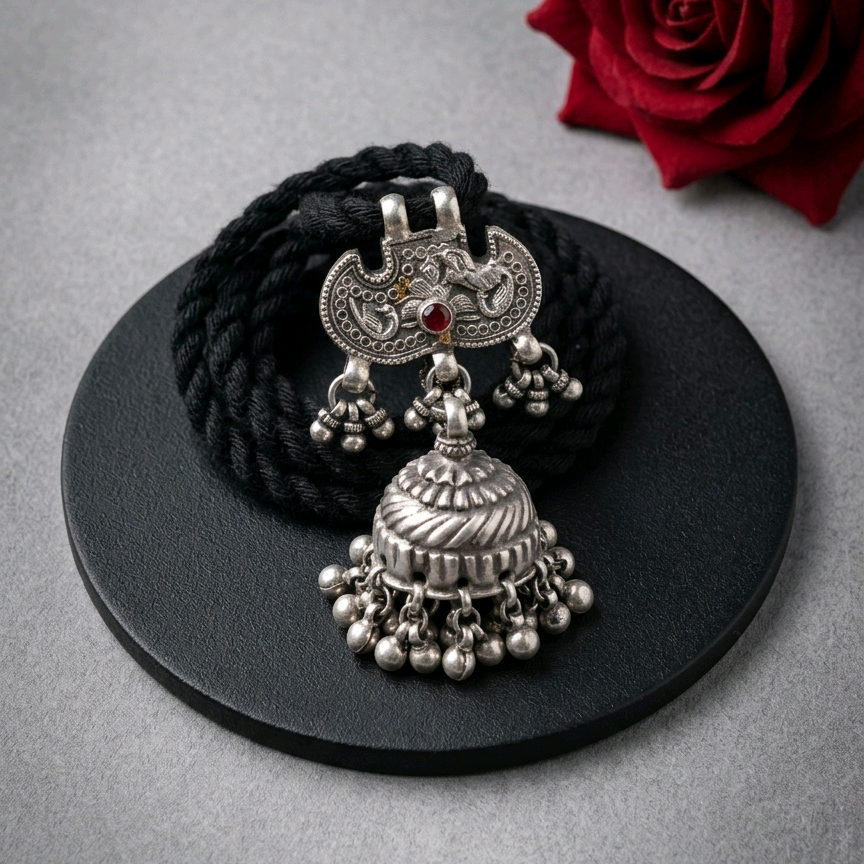 Traditional Tribal Silver Banjara Nacklace 